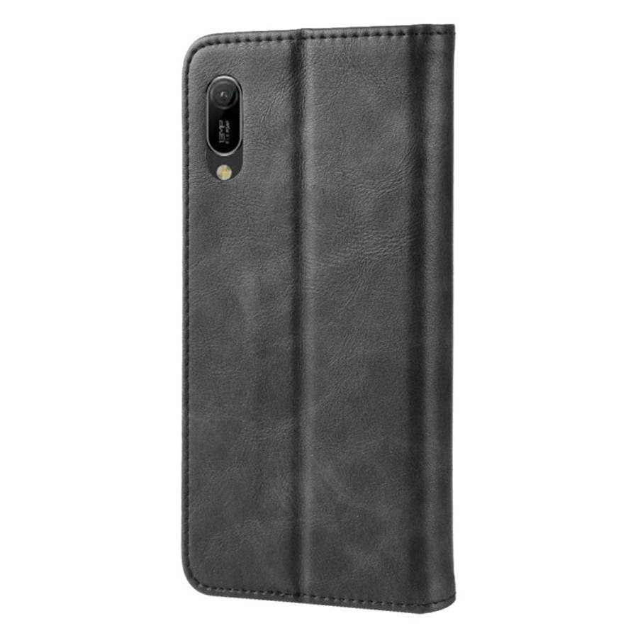 Magnetic Buckle Retro Crazy Horse Texture Horizontal Flip Leather Case for Huawei Y6 Pro (2019)  ...