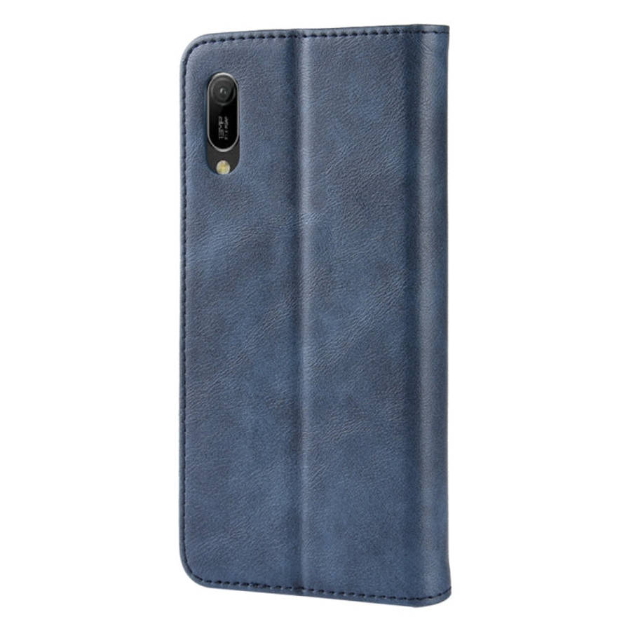Magnetic Buckle Retro Crazy Horse Texture Horizontal Flip Leather Case for Huawei Y6 Pro (2019)  ...