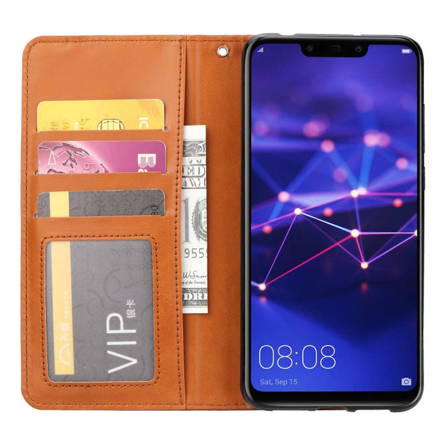 Knead Skin Texture Horizontal Flip Leather Case for Huawei Mate 20 Lite, with Photo Frame & Holde...