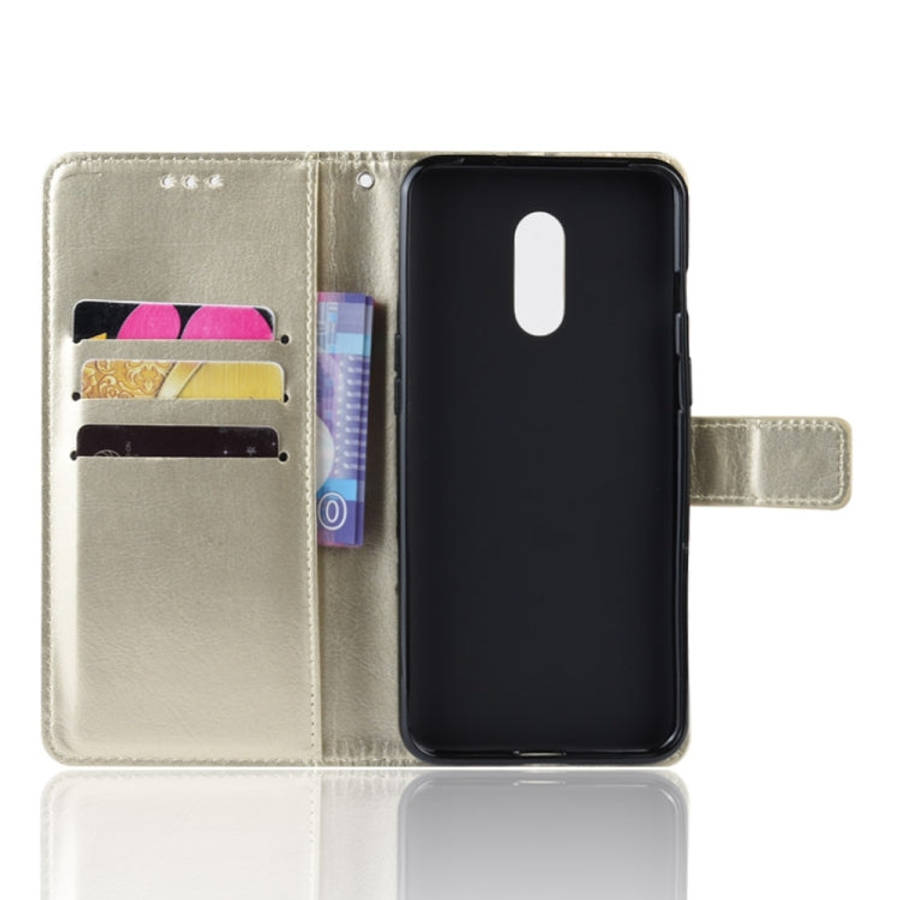 Retro Crazy Horse Texture Horizontal Flip Leather Case for OnePlus 7, with Holder & Card Slots & ...