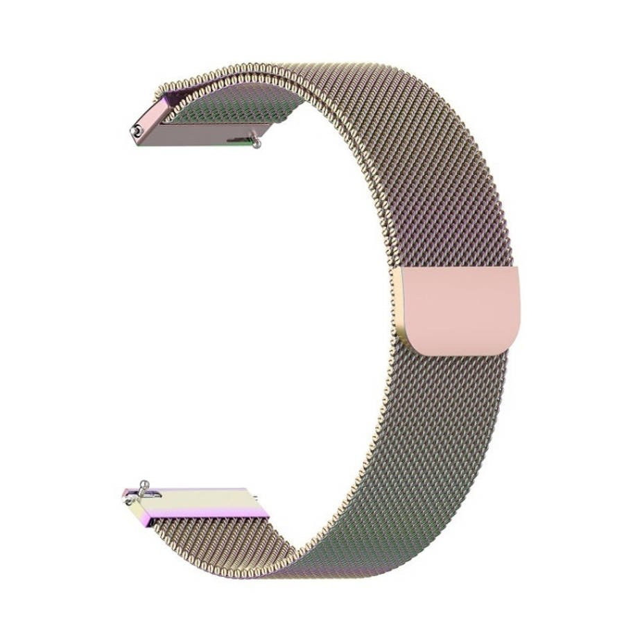 18mm Milan Stainless Steel Mesh Watch Band(Colorful)