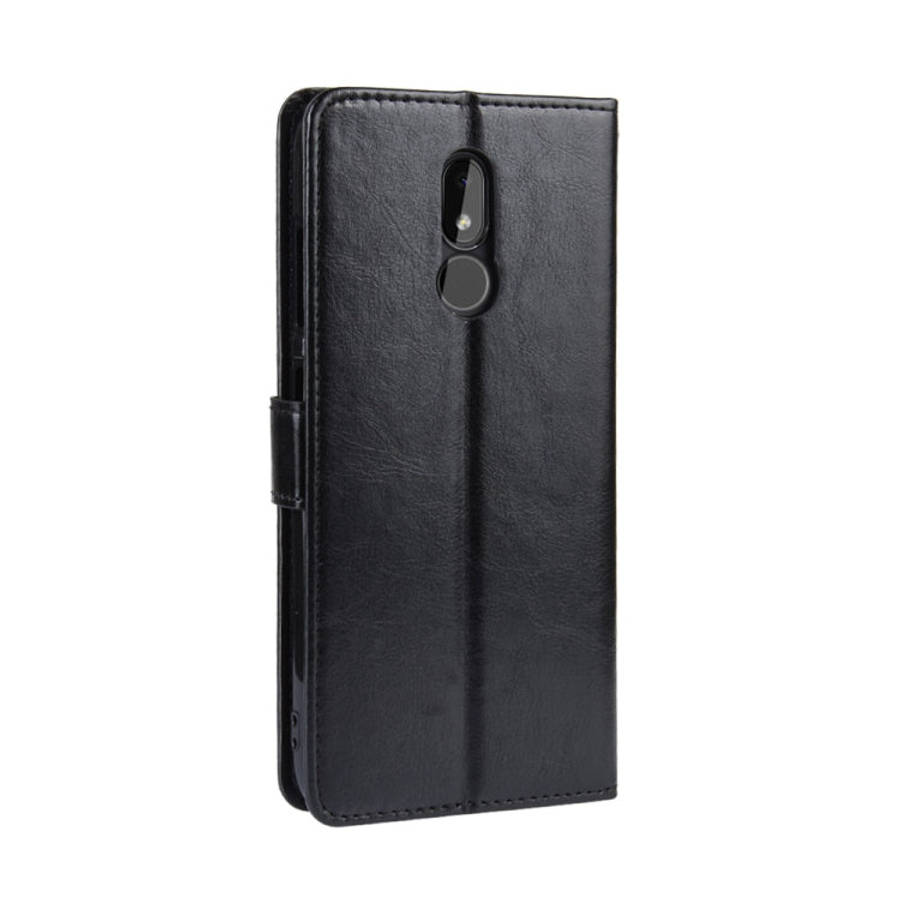 Retro Crazy Horse Texture Horizontal Flip Leather Case for Nokia 3.2, with Holder & Card Slots & ...