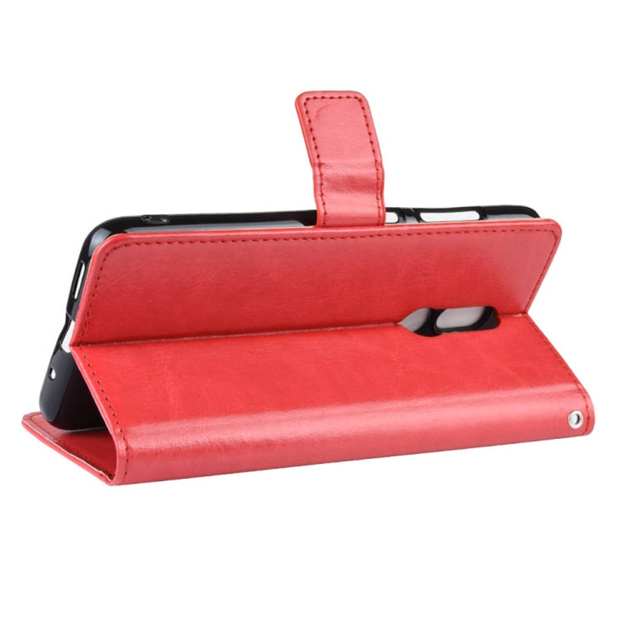 Retro Crazy Horse Texture Horizontal Flip Leather Case for Nokia 3.2, with Holder & Card Slots & ...