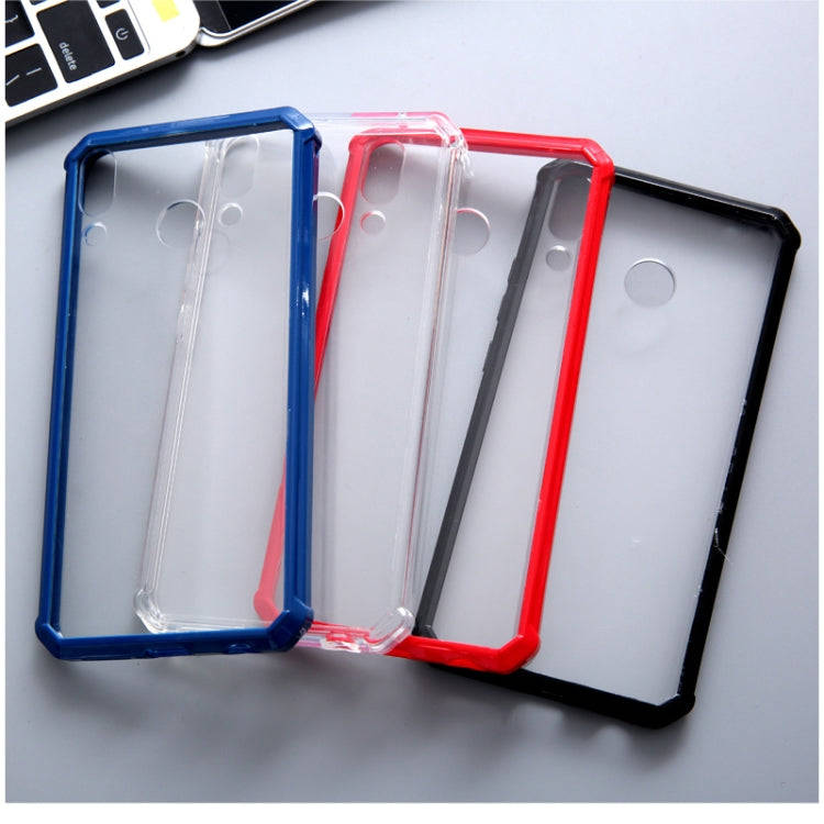 Scratchproof TPU + Acrylic Protective Case for Asus Zenfone Max Pro (M2) ZB631KL(Blue)