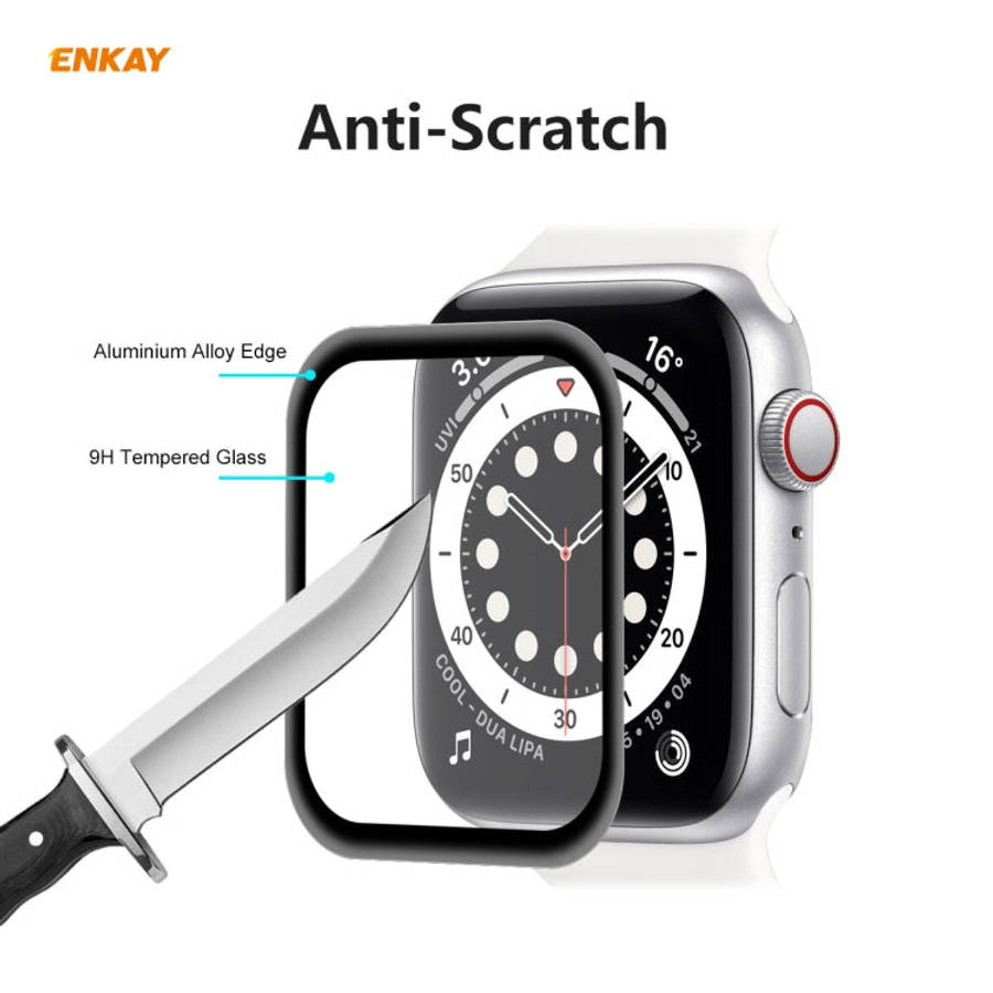 For Apple Watch 6/5/4/SE 40mm 10 PCS ENKAY Hat-Prince 0.2mm 9H Surface Hardness 3D Explosion-proo...
