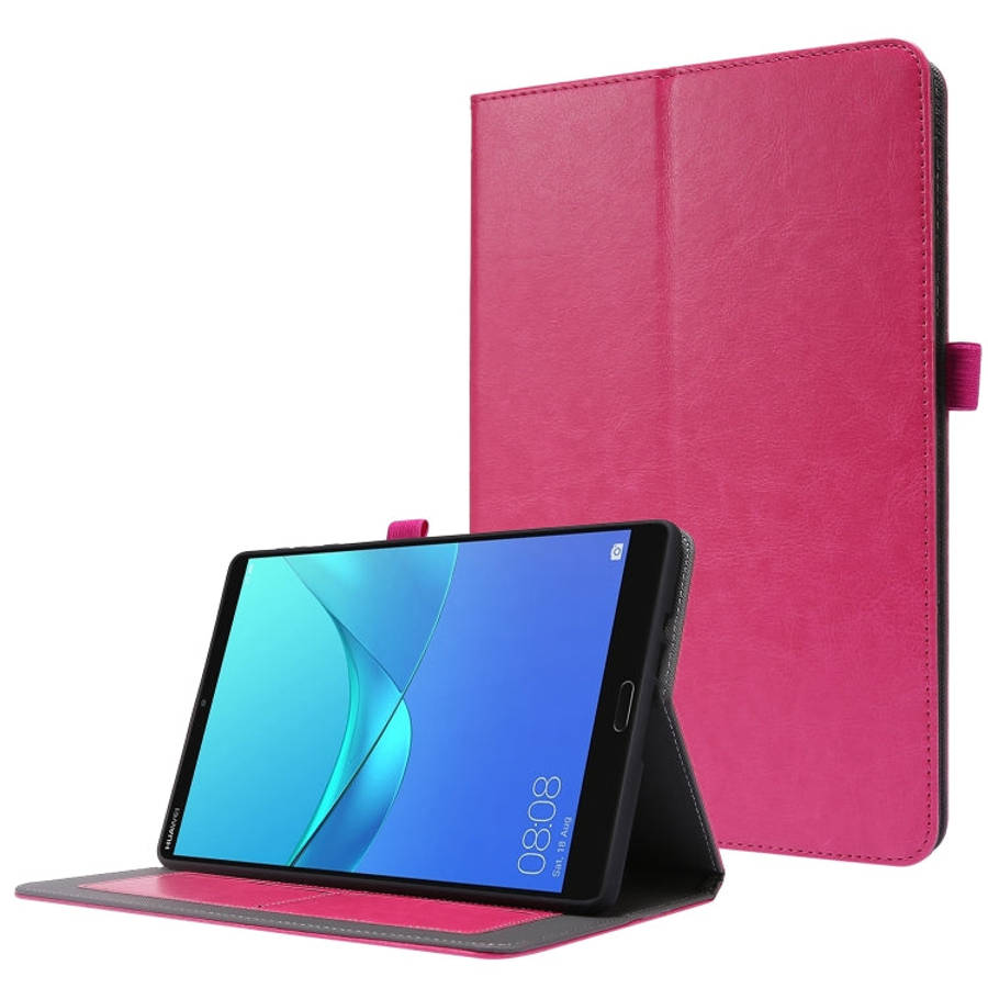 For Huawei MatePad T 10s 2-Folding Business Horizontal Flip PU Leather Case with Card Slots & Hol...