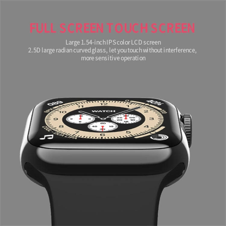 W98 Plus 1.54 inch Color Screen Smart Watch, IP67 Waterproof, Support Temperature Monitoring/Hear...