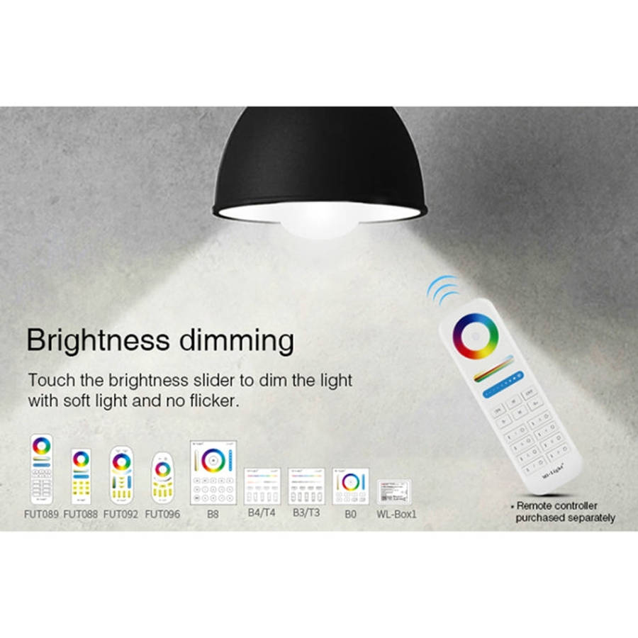FUT012 E27 9W RGB + CCT LED Bulb Light 100V-240V Full Color Remote Control Smart Bulb WiFi 2.4G W...