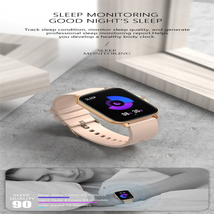 Y20 1.69 inch Color Screen Smart Watch IP67 Waterproof,Support Heart Rate Monitoring/Blood Pressu...