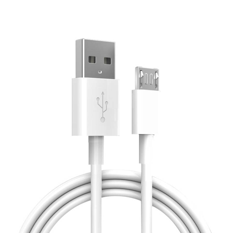 YSY-312 2 in 1 18W Portable QC3.0 Dual USB Car Charger + 1m 3A USB to Micro USB Data Cable Set(Wh...