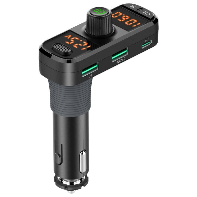 BC70 Car Bluetooth 5.0 FM Transmitter Radio Adapter Dual Display Wireless Handsfree Call MP3 Musi...