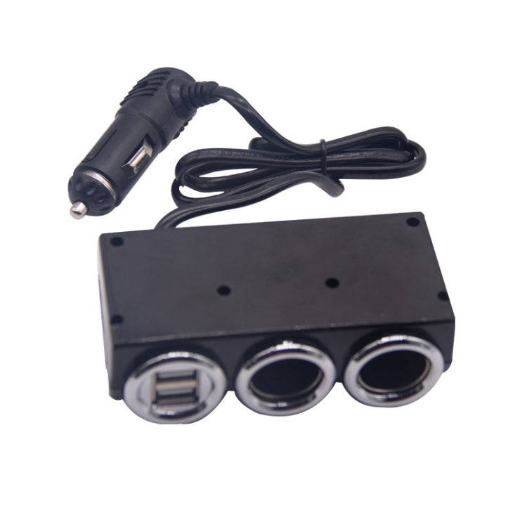 DC 12V / 24V Dual USB Multi Female Car Cigarette Lighter Splitter Socket Adapter Charger Socket P...