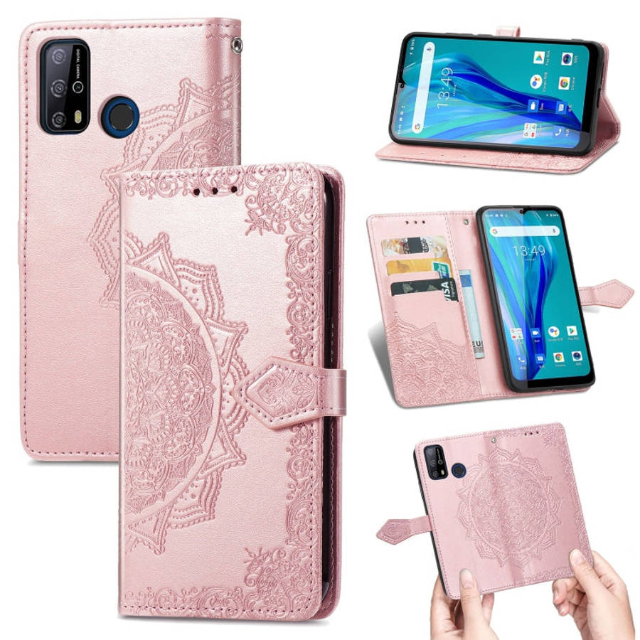 For Oukitel C23 Pro Mandala Flower Embossed Horizontal Flip Leather Case with Holder & Three Card...
