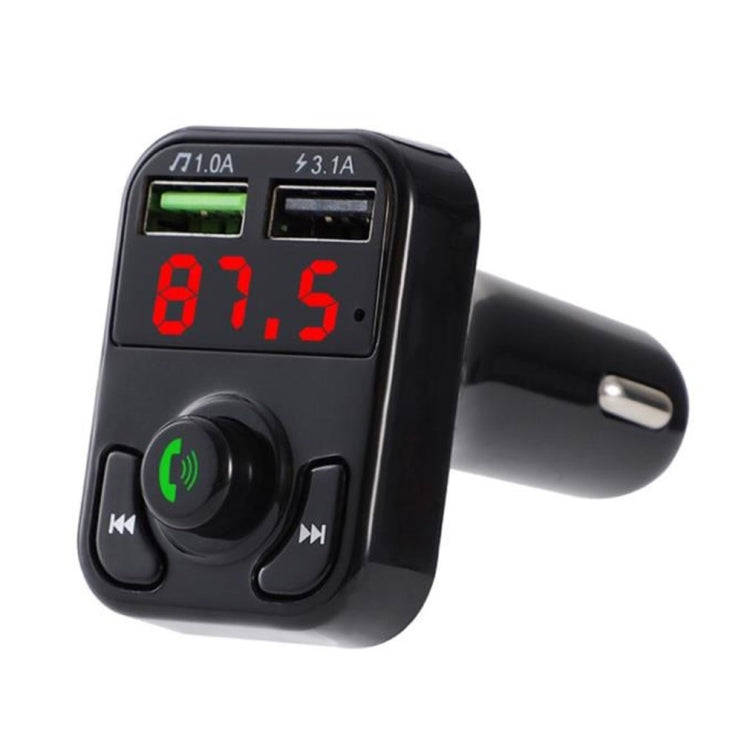 X3 Wireless 5.0 Handsfree Car Kit FM Wireless Audio Receiver Transmitter MP3 Player Dual USB Digi...