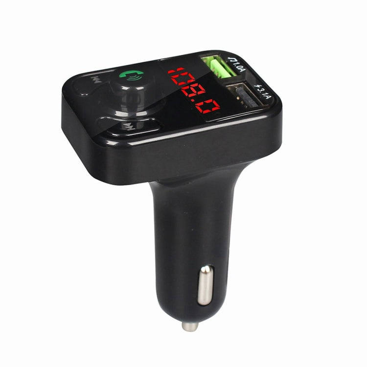 X3 Wireless 5.0 Handsfree Car Kit FM Wireless Audio Receiver Transmitter MP3 Player Dual USB Digi...