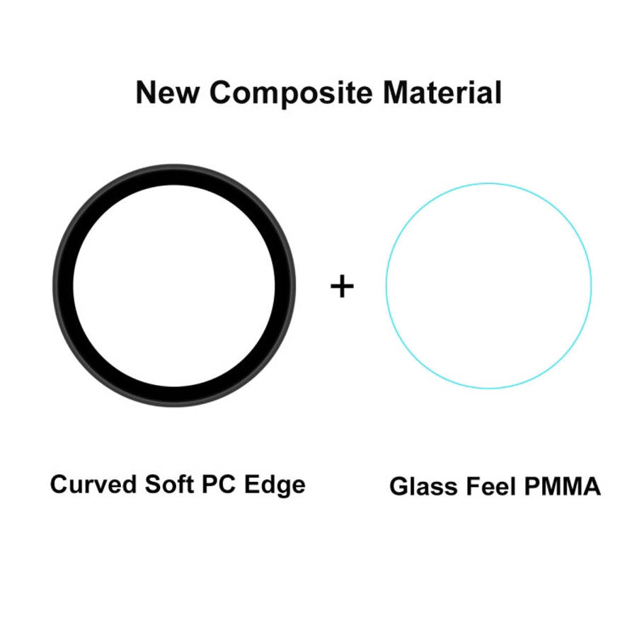 10 PCS For Samsung Galaxy Watch4 44mm ENKAY Hat-Prince 3D Full Coverage Soft PC Edge + PMMA HD Sc...