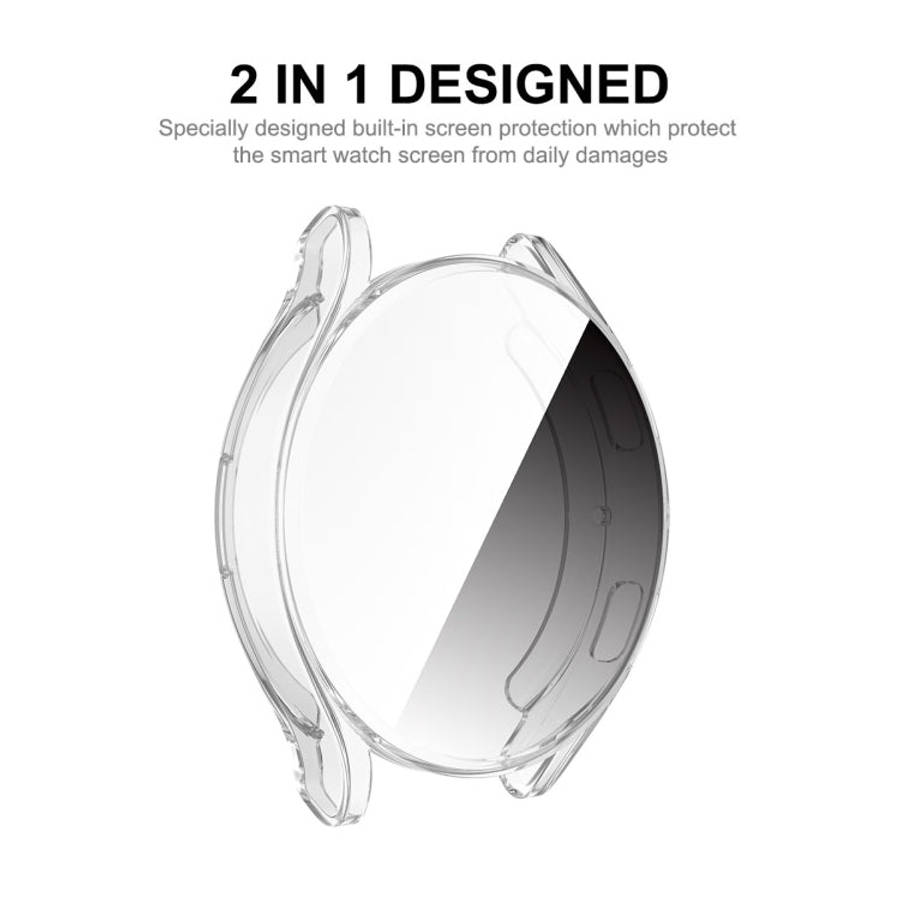 For Samsung Galaxy Watch4 44mm ENKAY Hat-Prince Full Coverage Transparent Soft Case TPU HD Clear ...
