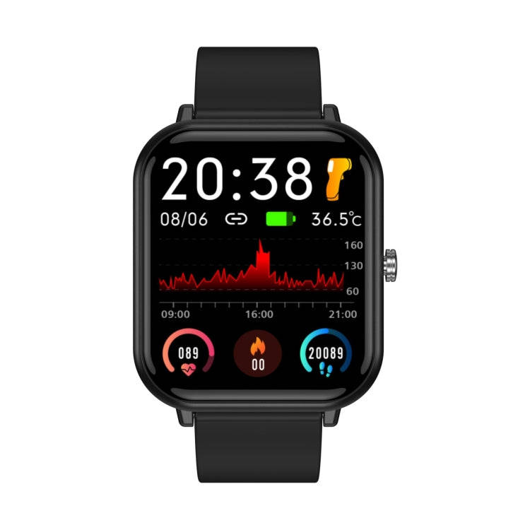 Q9pro 1.7 inch Color Screen Smart Watch, IP68 Waterproof,Support Temperature Monitoring/Heart Rat...