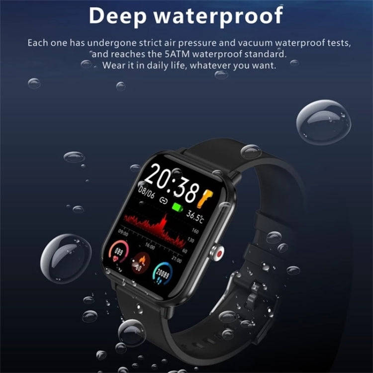 Q9pro 1.7 inch Color Screen Smart Watch, IP68 Waterproof,Support Temperature Monitoring/Heart Rat...