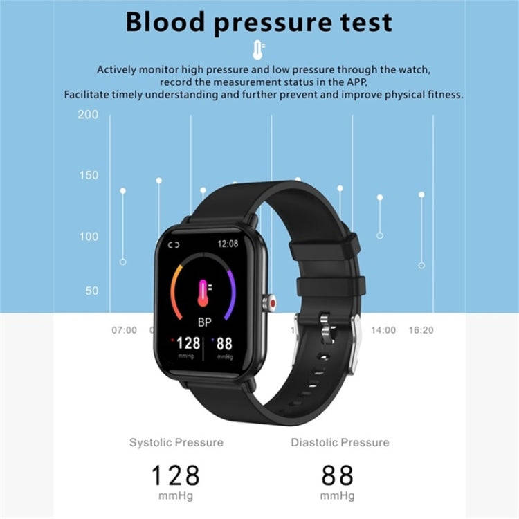Q9pro 1.7 inch Color Screen Smart Watch, IP68 Waterproof,Support Temperature Monitoring/Heart Rat...