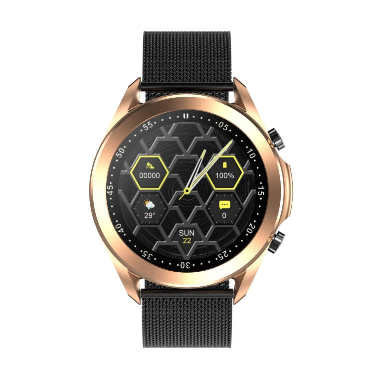 DW95 1.28 inch Color Screen Smart Watch, IP67 Waterproof,Steel Watchband,Support Bluetooth Call/H...