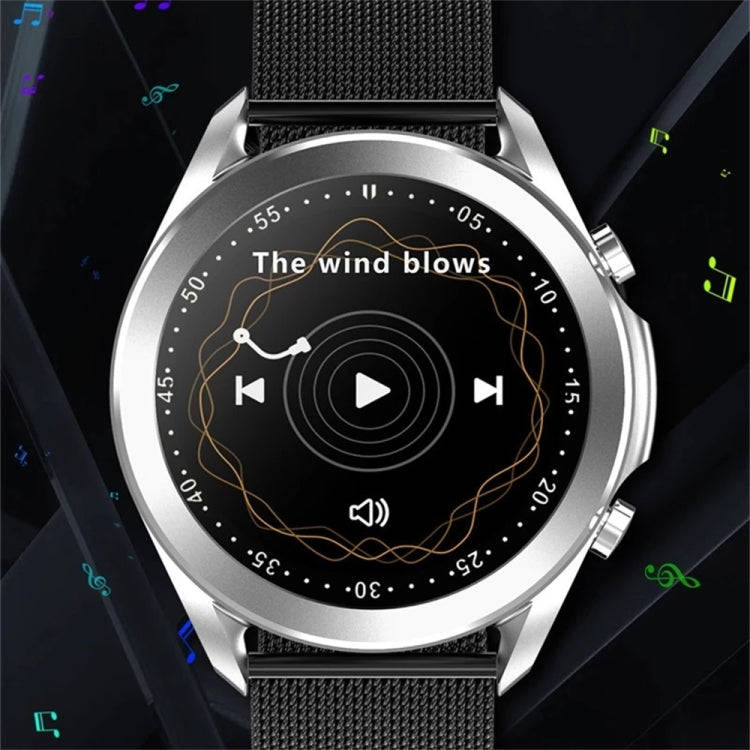 DW95 1.28 inch Color Screen Smart Watch, IP67 Waterproof,Steel Watchband,Support Bluetooth Call/H...