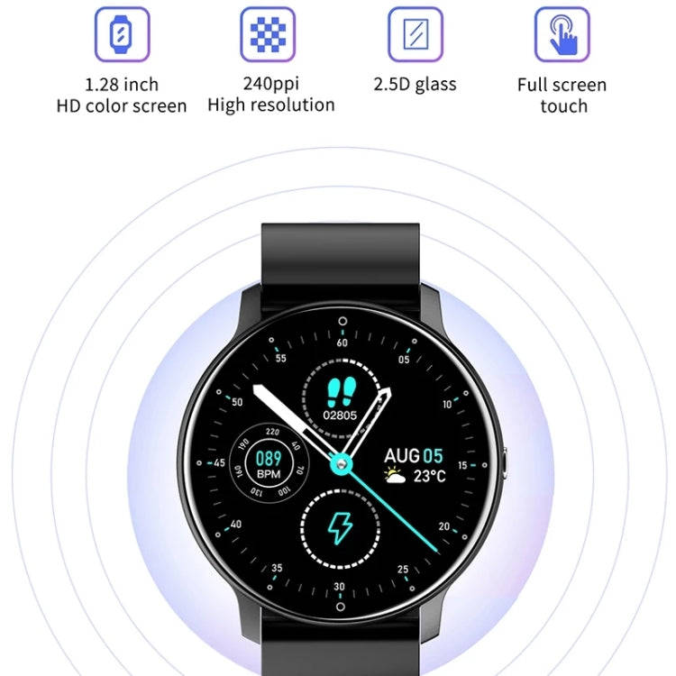 ZL02D 1.28 inch Color Screen Smart Watch, IP67 Waterproof,Support Heart Rate Monitoring/Blood Pre...