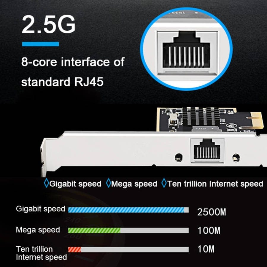 2500Mbps PCI-E RTL8125 RJ45 Gigabit Network Adapter 2.5G PCI-E Gaming LAN Card