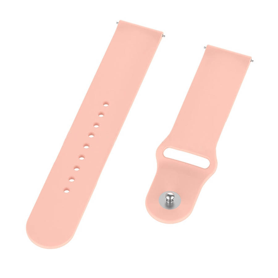 Monochrome Silicone Watch Band For Samsung Galaxy Watch Active 20mm(Pink Sand)