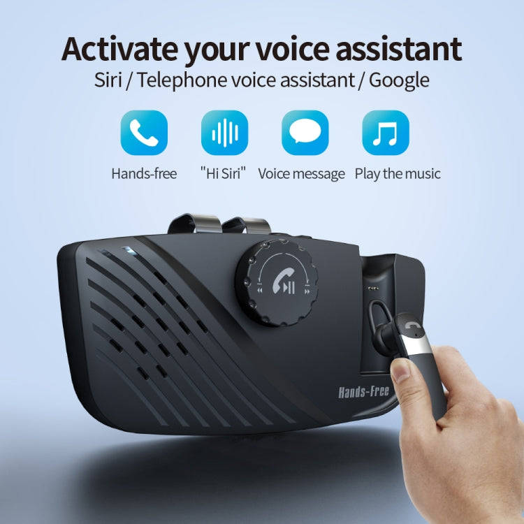SP16 Car Speaker Bluetooth Headset Kit Privacy Call Visor Handsfree Phone Headset Wireless Car Audio