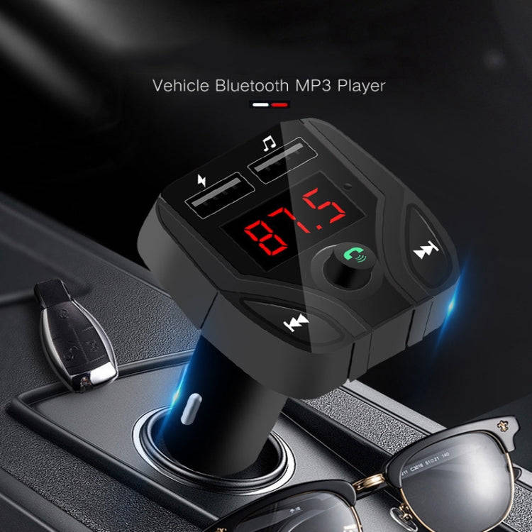 C4 Bluetooth MP3 Hands-free Car Device LCD FM Transmitter Dual USB Charger