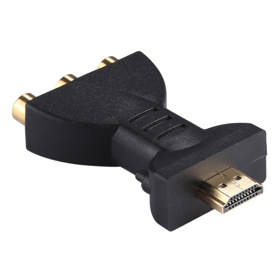 Gold-plated HDMI Male to 3 RCA Video Audio Adapter AV Component Converter for DVD Projector