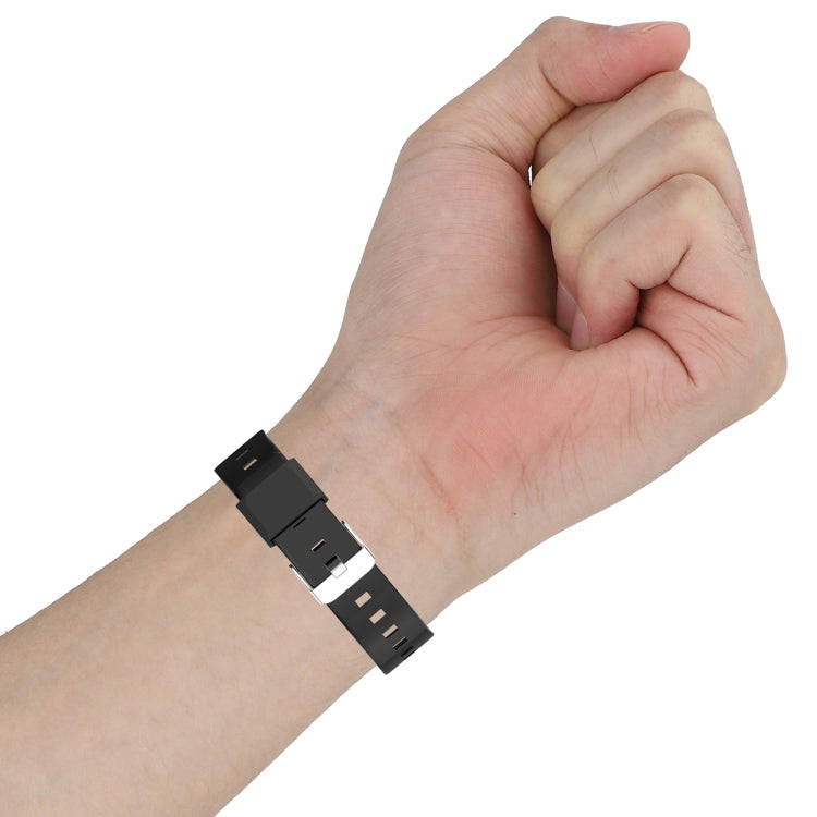 For Fitbit Charge 4 SE Silicone One Body Armor Watch Band(Red)