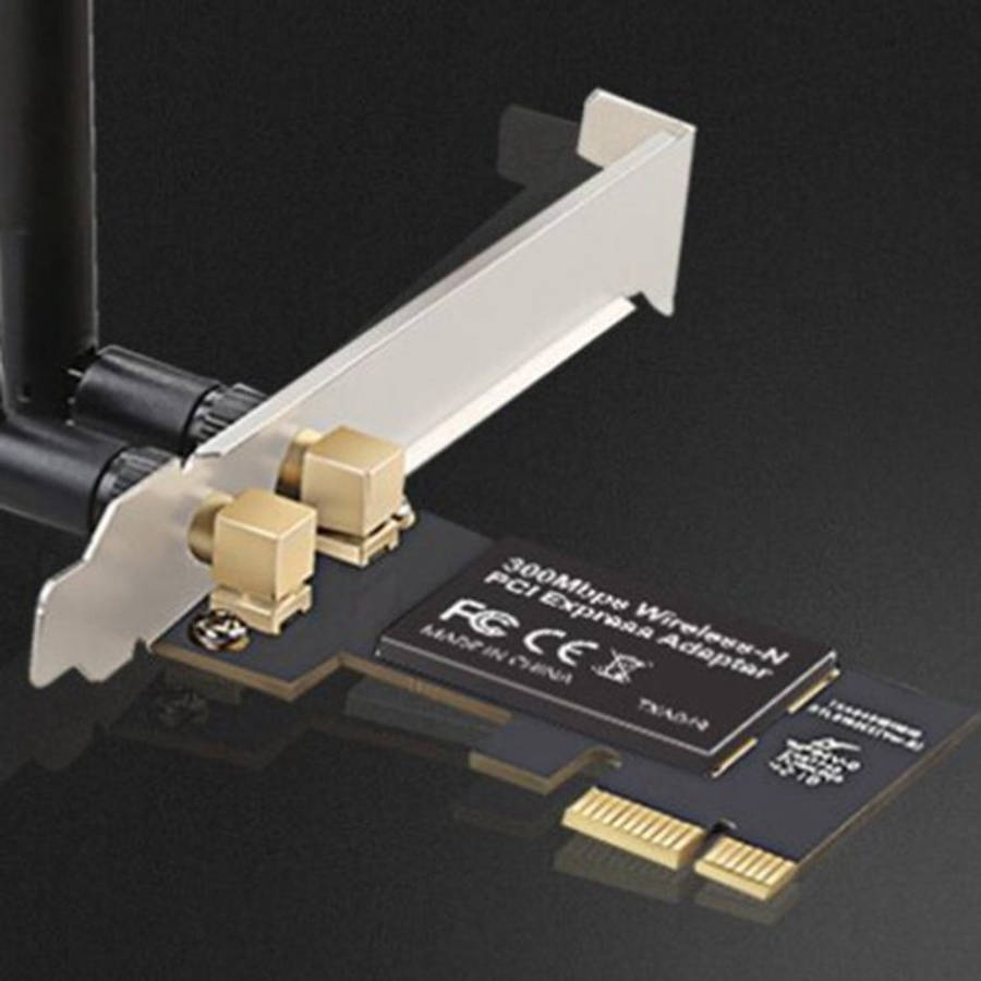 300M Dual Frequency Wifi Receiver Wireless PCI-E Network Card