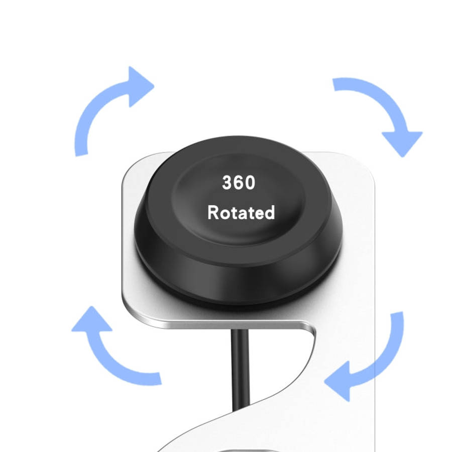 For Huawei Watch GT2 Pro ECG Rotatable Magnetic Metal Charging Base(Gray)