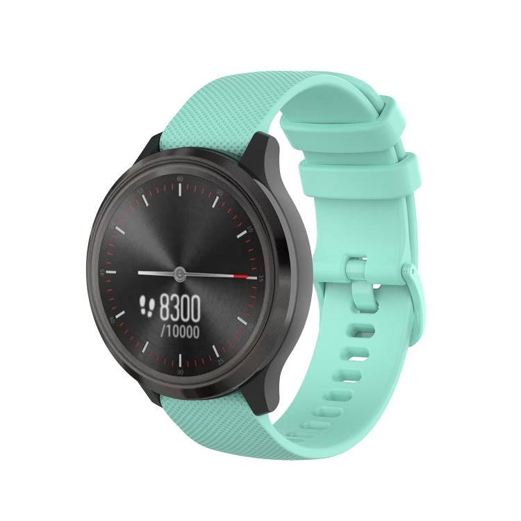 For Ticwatch Pro 2021 Checkered Silicone Watch Band(Grey)