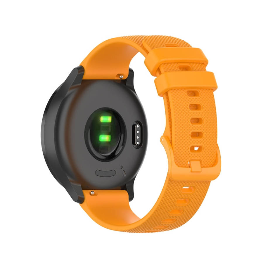 For Amazfit GTR 3 Pro Checkered Silicone Watch Band(Pink)