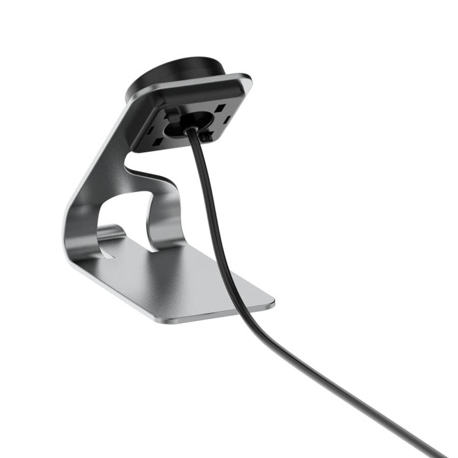 For Garmin Fenix 7X Smart Watch Metal Charger Stand(Gray)
