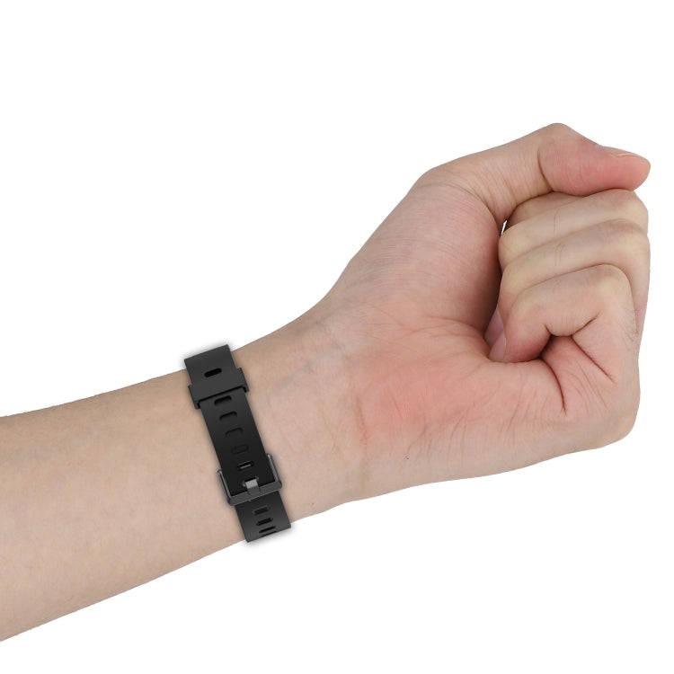 8-shape Silicone Watch Band for Realme Band RMA199(Pink)