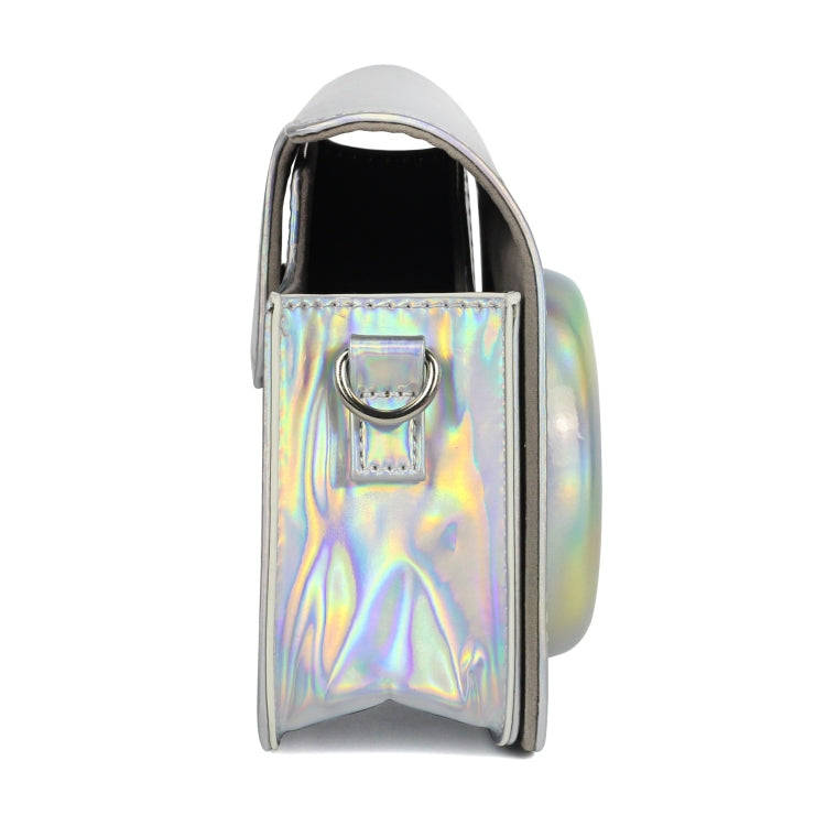 Aurora Oil Paint Full Body Camera PU Leather Case Bag with Strap for FUJIFILM instax mini 9 / min...