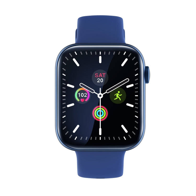 P45 1.8 inch Color Screen Smart Watch,Support Heart Rate Monitoring/Blood Pressure Monitoring(Blue)