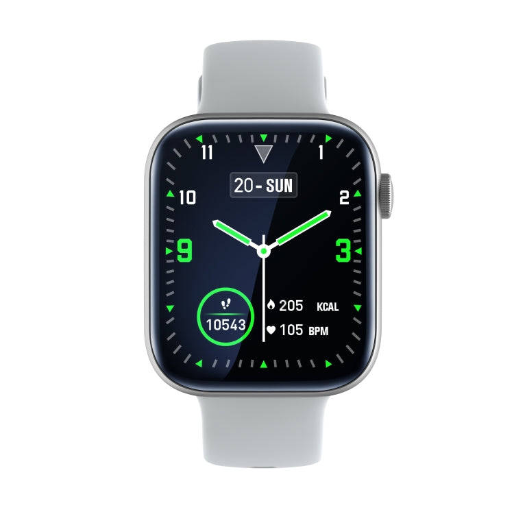 P45 1.8 inch Color Screen Smart Watch,Support Heart Rate Monitoring/Blood Pressure Monitoring(Sil...