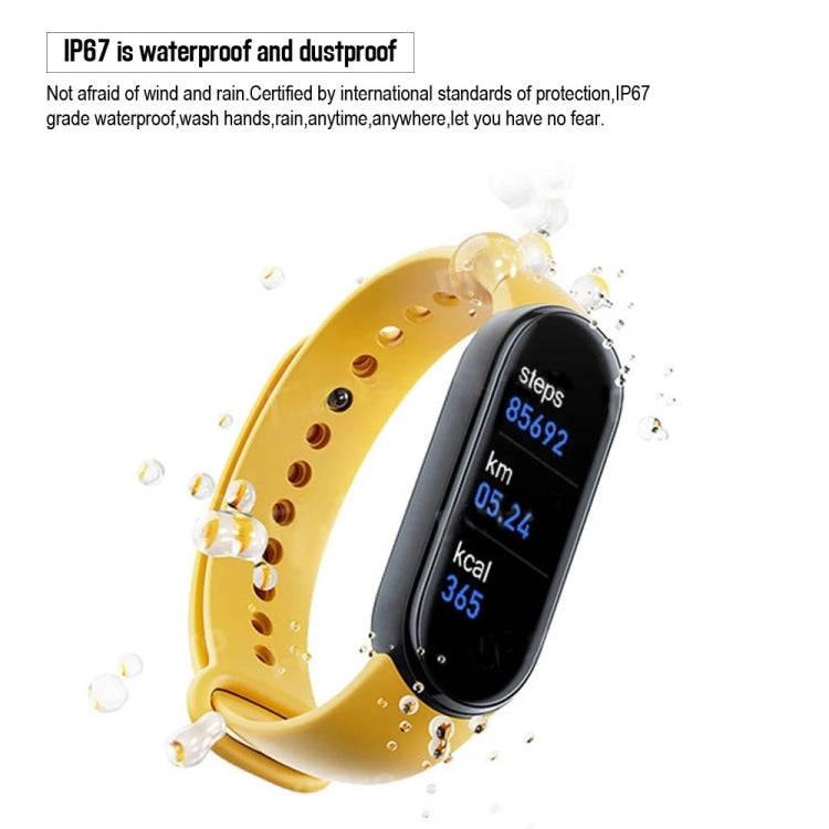 M7 0.96 inch Color Screen Smart Watch,Support Heart Rate Monitoring/Blood Pressure Monitoring(Pink)