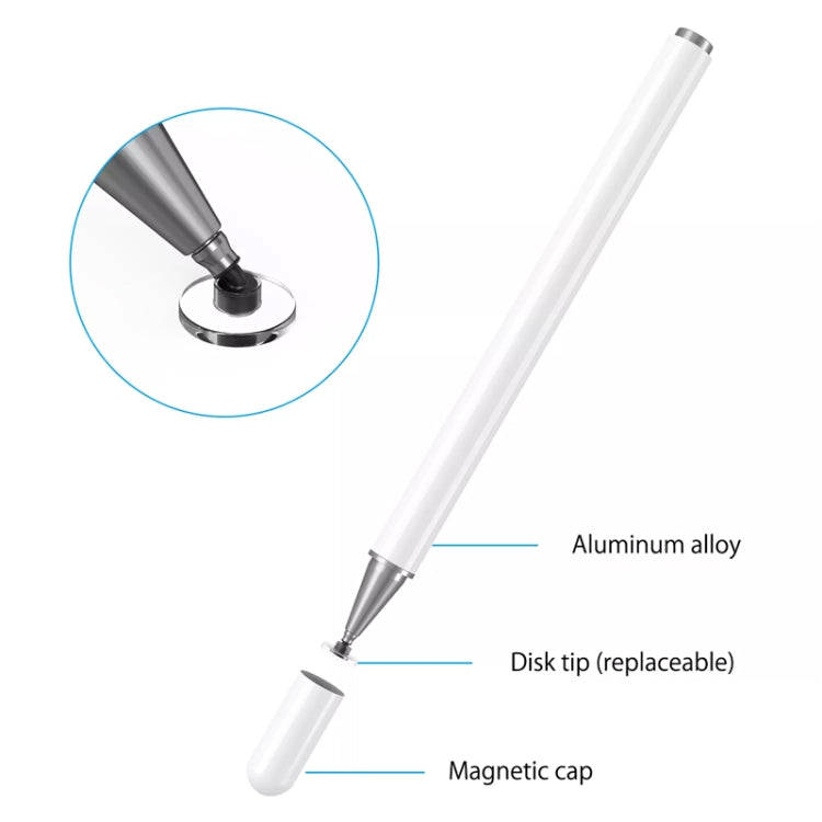 AT-28 Macarone Color Passive Capacitive Pen Mobile Phone Touch Screen Stylus(Yellow)