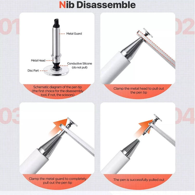 AT-29  High Accuracy Single Use Magnetic Suction Passive Capacitive Pen Mobile Phone Touch Stylus...