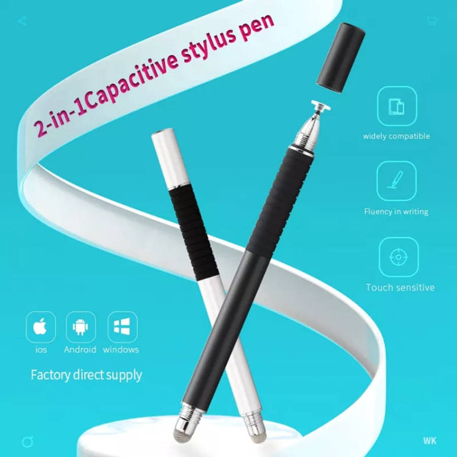 AT-31 Conductive Cloth Head + Precision Sucker Capacitive Pen Head 2-in-1 Handwriting Stylus with...