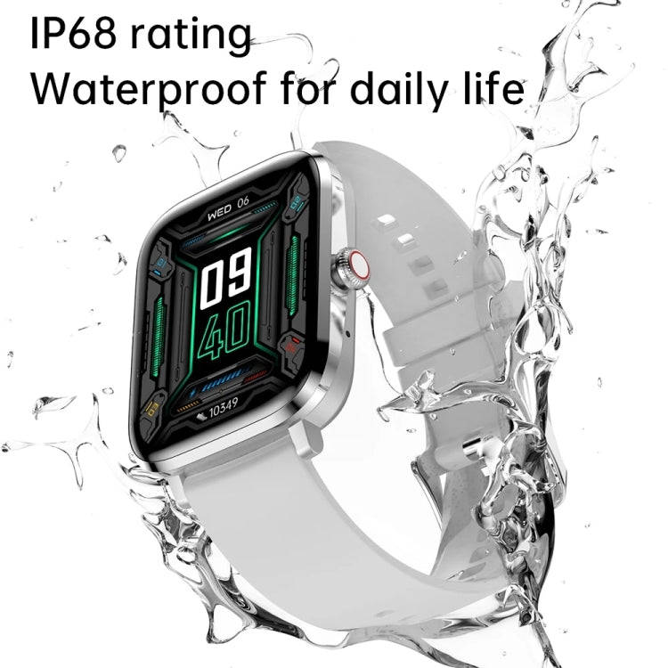 HK20 1.85 inch Color Screen Smart Watch,Support Heart Rate Monitoring/Blood Pressure Monitoring(B...