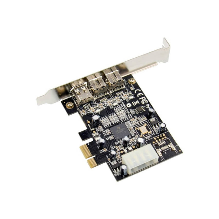 ST23 PCI Express 3 Port Firewire 1394B & 1394A PCIe 1.1 x1 Card
