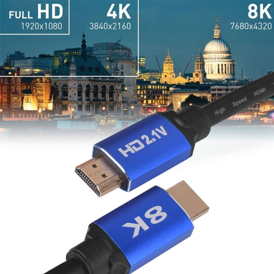 HD08 8K Ultra Clear HDMI 2.1 TV Computer Projection Set-top Box HDMI Cable 5M