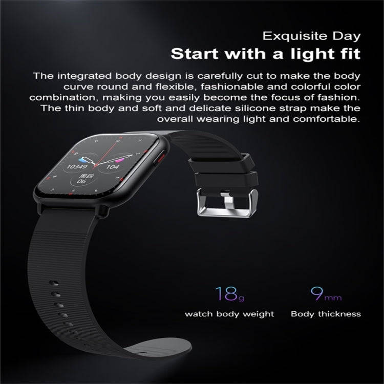 ZW32 1.85 inch Color Screen Smart Watch,Support Heart Rate Monitoring/Blood Pressure Monitoring(B...